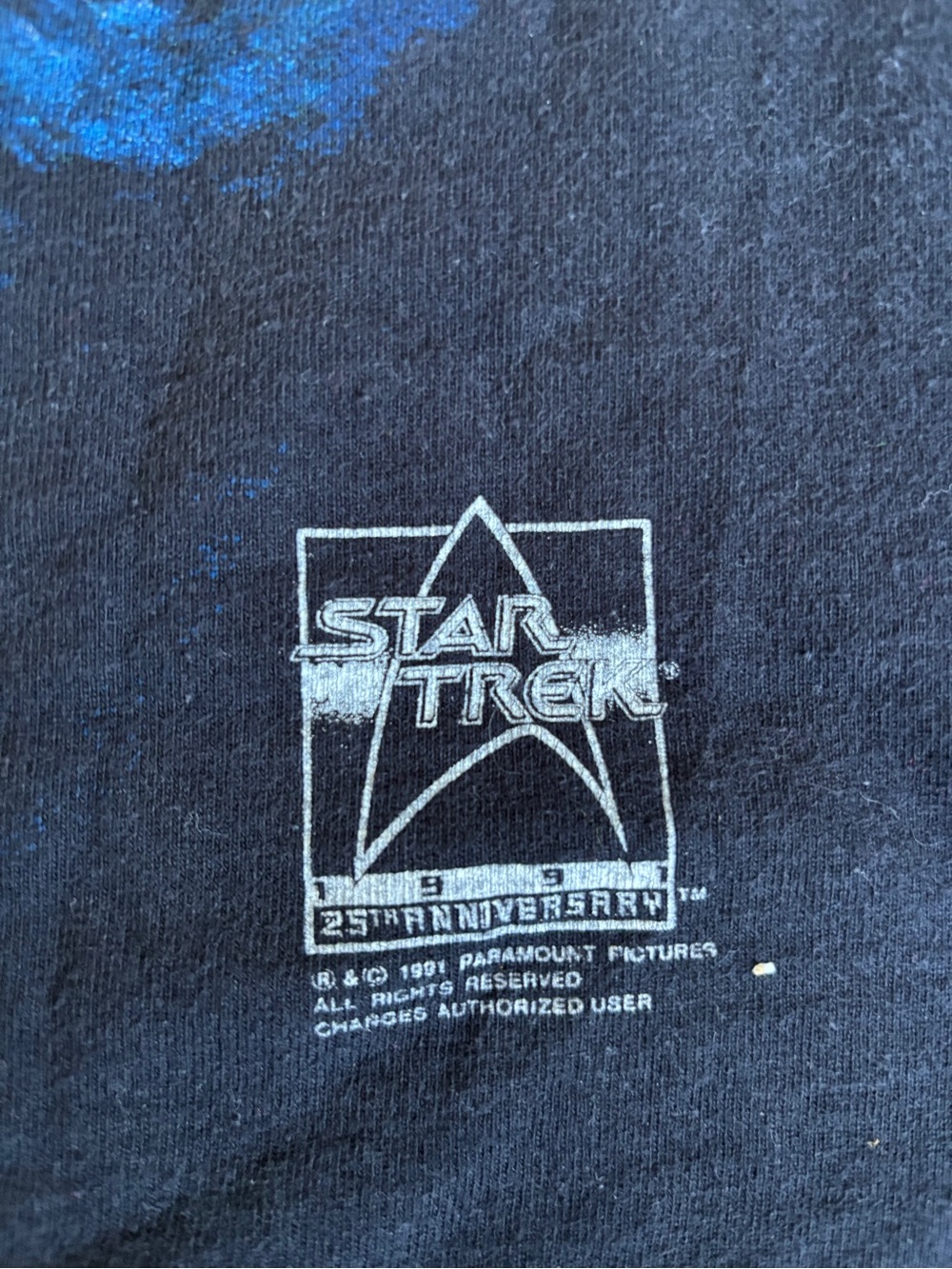 Star-Trek 25th anniversary front and back graphic single stitch shirt mens XL - Picture 4 of 7